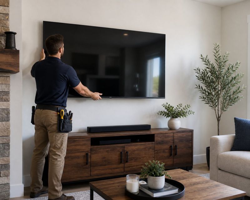 Television Mounting Service in Conroe, TX