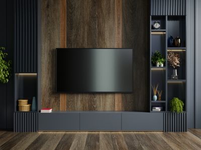 Wall-Mounted Tv Setup