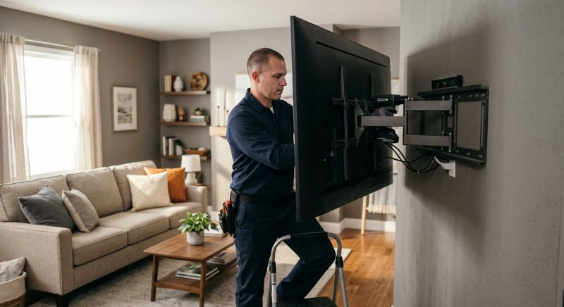 Wall Mount Tv Installation in Denver County, CO